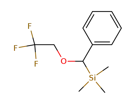 Trimethyl-[phenyl-(2,2,2-trifluoro-ethoxy)-methyl]-silane