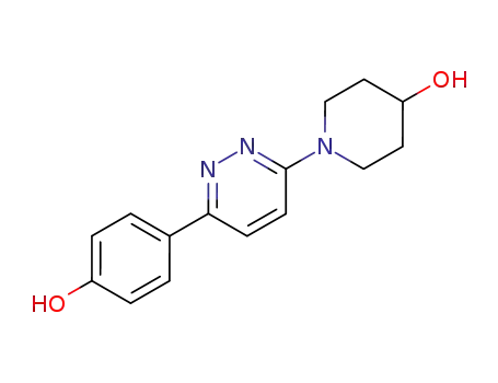 3-(4-hydroxypiperidino)-6-(4-hydroxyphenyl)pyridazine