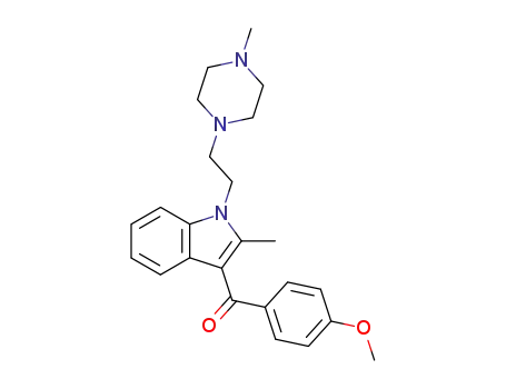 Methanone,
(4-methoxyphenyl)[2-methyl-1-[2-(4-methyl-1-piperazinyl)ethyl]-1H-indol-
3-yl]-