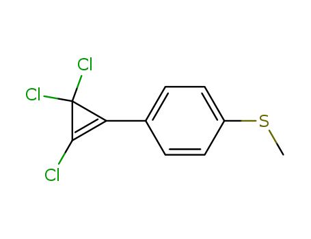 Benzene, 1-(methylthio)-4-(2,3,3-trichloro-1-cyclopropen-1-yl)-
