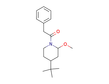 Piperidine, 4-(1,1-dimethylethyl)-2-methoxy-1-(phenylacetyl)-
