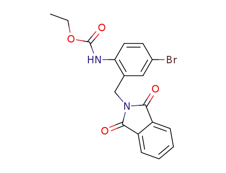 ethyl N-<4-bromo-2-(phthalimidomethyl)phenyl>carbamate