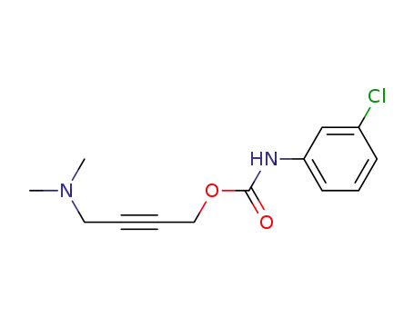 4-Dimethylamino-butin-(2)-yl-<N-(3-chlor-phenyl)-urethan>