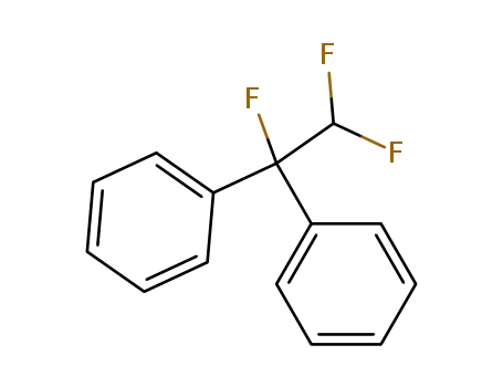 Molecular Structure of 14090-30-3 (Benzene, 1,1'-(1,2,2-trifluoroethylidene)bis-)
