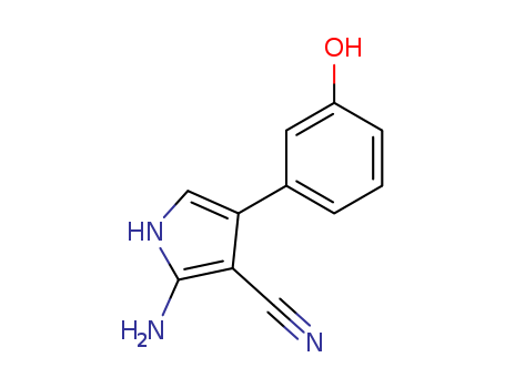 2-AMINO-4-(3-HYDROXYPHENYL)-1H-PYRROLE-3-CARBONITRILE