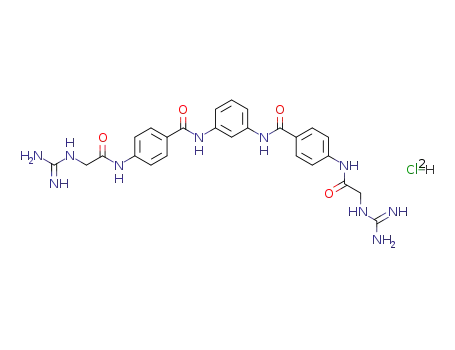 bis-1,3-<4-(guanidinoacetamido)benzamido>benzene dihydrochloride
