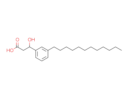 3-(3-dodecyl-phenyl)-3-hydroxy-propionic acid