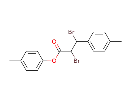 2,3-Dibromo-3-p-tolyl-propionic acid p-tolyl ester