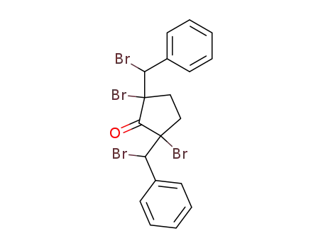2,5-dibromo-2,5-bis-(α-bromo-benzyl)-cyclopentanone