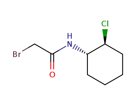 Molecular Structure of 35077-16-8 (2-Bromo-N-((1S,2S)-2-chloro-cyclohexyl)-acetamide)
