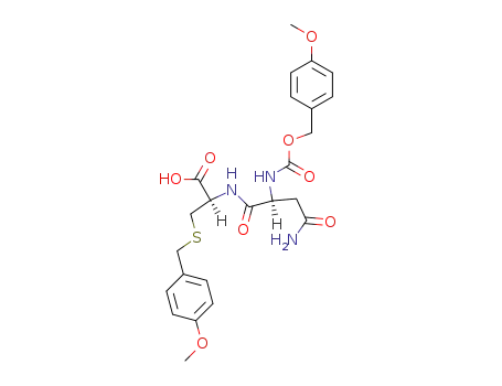 Molecular Structure of 96105-49-6 (Z(OMe)-Asn-Cys(MBzl)-OH)