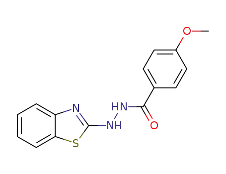 4-methoxy-benzoic acid-(<i>N</i>'-benzothiazol-2-ylhydrazide)