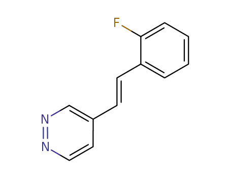Pyridazine, 4-[(1E)-2-(2-fluorophenyl)ethenyl]-