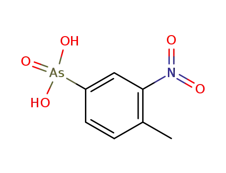 Molecular Structure of 6295-19-8 ((4-methyl-3-nitrophenyl)arsonic acid)