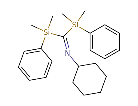 Silane, (cyclohexylcarbonimidoyl)bis[dimethylphenyl-