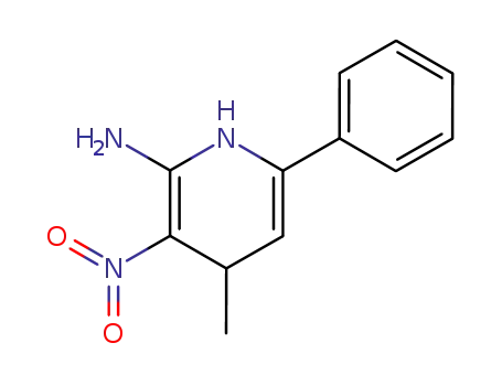 Molecular Structure of 146580-31-6 (2-Amino-1,4-dihydro-4-methyl-3-nitro-6-phenylpyridin)