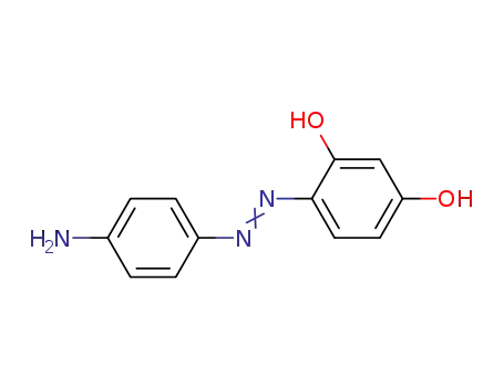 Molecular Structure of 91397-21-6 (4-(4-amino-phenylazo)-resorcinol)
