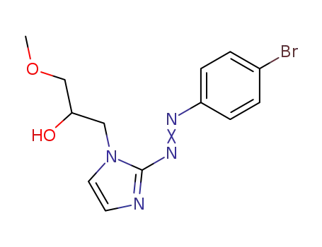 1-[2-(4-Bromo-phenylazo)-imidazol-1-yl]-3-methoxy-propan-2-ol