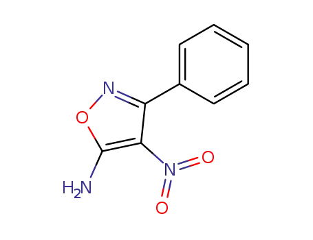 Molecular Structure of 19747-21-8 (5-Isoxazolamine, 4-nitro-3-phenyl-)