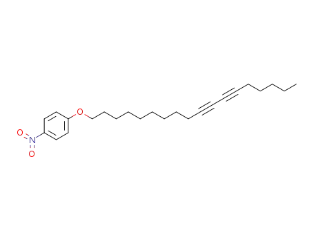 Molecular Structure of 140458-57-7 (4-(10,12-octadecadiynyloxy)-1-nitrobenzene)