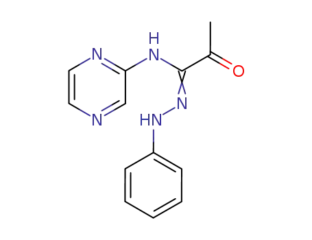 Molecular Structure of 93585-30-9 (Propanimidic acid, 2-oxo-N-pyrazinyl-, 2-phenylhydrazide)