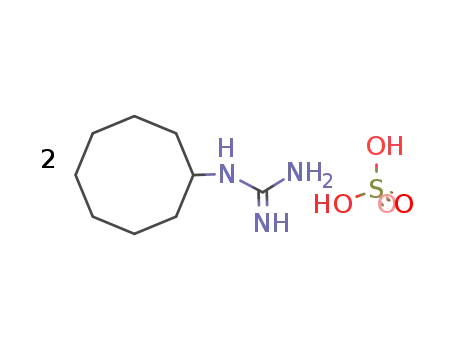 Molecular Structure of 75230-36-3 (cyclooctylguanidine sulfate)