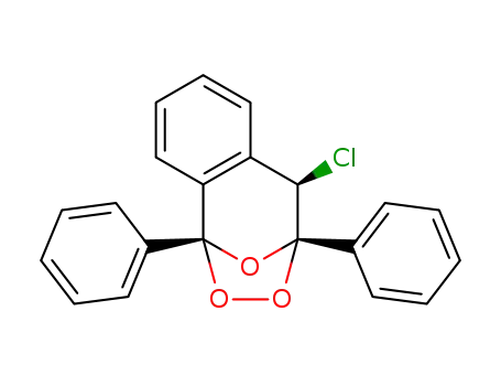 (1R,8R,9S)-8-Chloro-1,9-diphenyl-10,11,12-trioxa-tricyclo[7.2.1.0<sup>2,7</sup>]dodeca-2<sup>(7)</sup>,3,5-triene