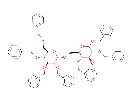 benzyl O-(2,3,4,6-tetra-O-benzyl-α-D-glucopyranosyl)-(1-6)-2,4-di-O-benzyl-α-D-glucopyranoside