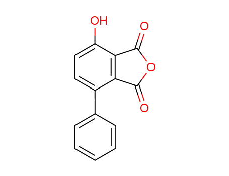 Molecular Structure of 84185-73-9 (4-Hydroxy-7-phenyl-isobenzofuran-1,3-dione)