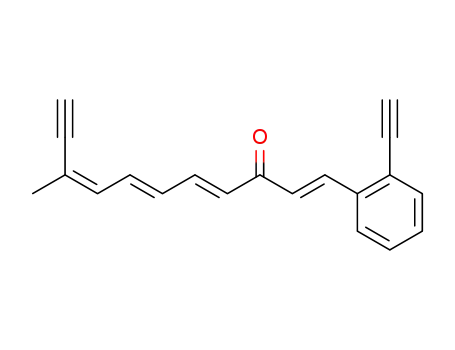 1,4,6,8-Undecatetraen-10-yn-3-one, 1-(2-ethynylphenyl)-9-methyl-,
(E,E,Z,E)-