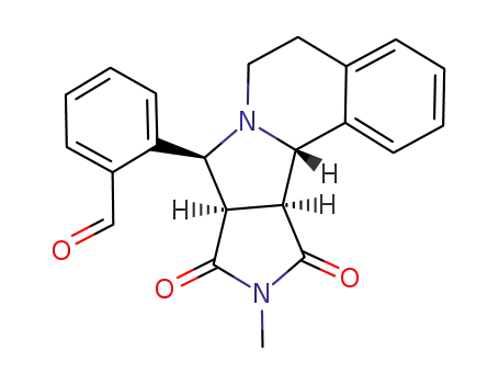 2,3,3aα,4α,6,7,11bβ,11cα-octahydro-2-methyl-4-(2'-formylphenyl)-1H-pyrrolo<3',4'-3,4>pyrrolo<2,1-a>isoquinoline-1,3-dione