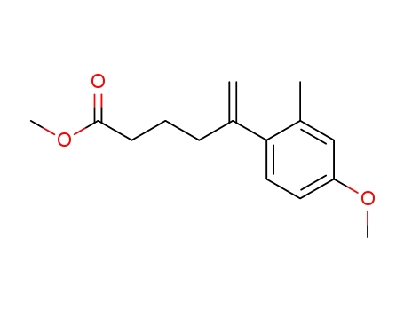 5-(4-Methoxy-2-methyl-phenyl)-hex-5-enoic acid methyl ester