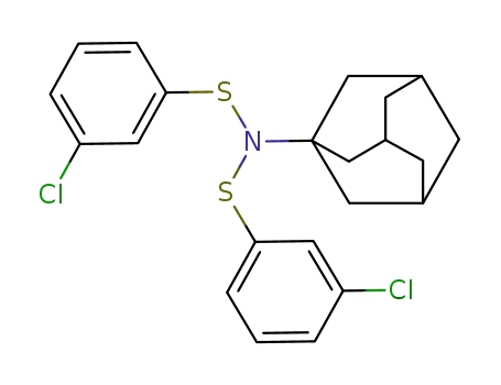 N,N-bis<(3-chlorphenyl)thio>-1-adamantanamine