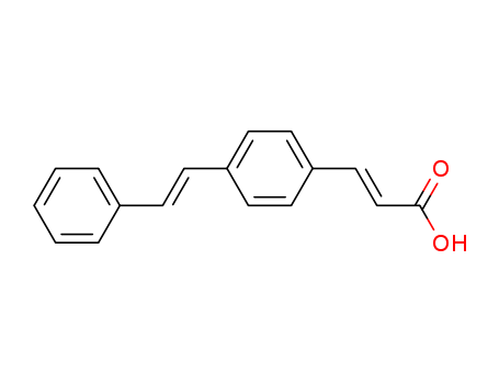 2-Propenoic acid, 3-[4-(2-phenylethenyl)phenyl]-