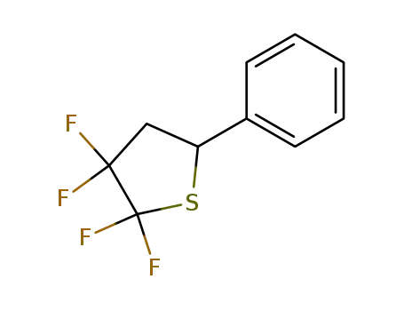 2,2,3,3-tetrafluoro-5-phenyl-tetrahydro-thiophene