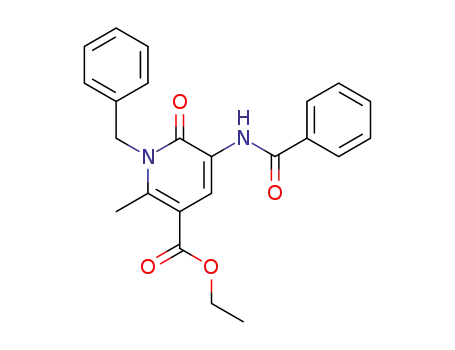 3-benzamido-1-benzyl-5-ethoxycarbonyl-6-methyl-2(1H)-pyridone