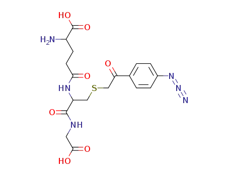 (2S)-2-amino-5-[[(2R)-2-amino-3-[2-(4-azidophenyl)-2-oxoethyl]sulfanylpropanoyl]-(carboxymethyl)amino]-5-oxopentanoic acid