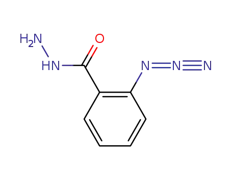 Molecular Structure of 90701-81-8 (Benzoic acid, 2-azido-, hydrazide)