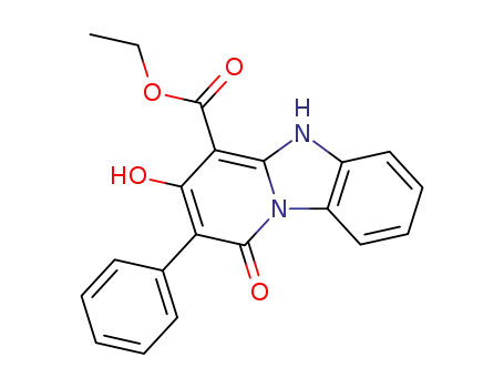 3-Hydroxy-1-oxo-2-phenyl-1,5-dihydro-benzo[4,5]imidazo[1,2-a]pyridine-4-carboxylic acid ethyl ester