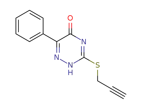 6-Phenyl-3-prop-2-ynylsulfanyl-2H-[1,2,4]triazin-5-one