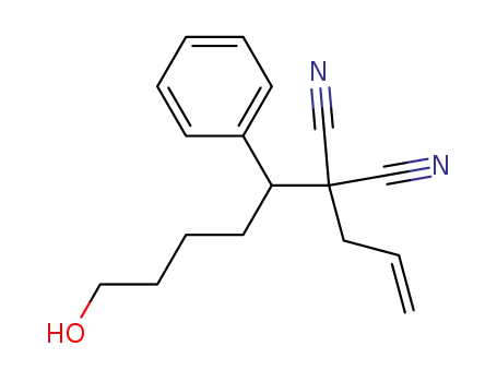 Propanedinitrile, (5-hydroxy-1-phenylpentyl)-2-propenyl-