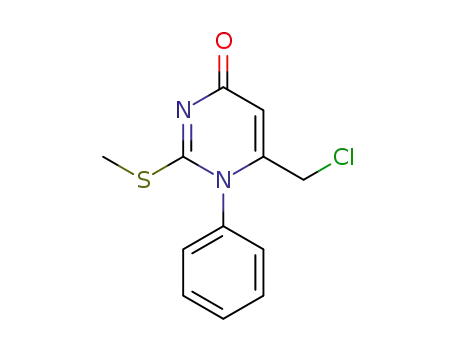 6-Chlormethyl-2-methylthio-1-phenyl-pyrimidin-4(1H)-on