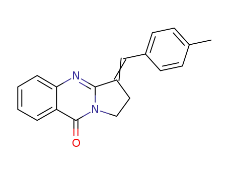 3-[1-p-Tolyl-meth-(E)-ylidene]-2,3-dihydro-1H-pyrrolo[2,1-b]quinazolin-9-one