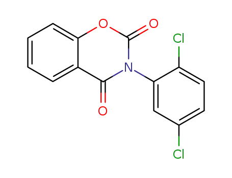 Molecular Structure of 93431-89-1 (3-(2,5-dichloro-phenyl)-benzo[<i>e</i>][1,3]oxazine-2,4-dione)