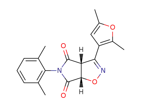 3-(2,5-dimethyl-3-furyl)-5-(2,6-dimethylphenyl)-4,6-dioxo-3a,4,6,6a-tetrahydropyrrolo<3,4-d>isoxazole