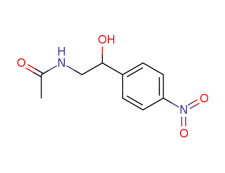 Molecular Structure of 41578-77-2 (N-[2-hydroxy-2-(4-nitrophenyl)ethyl]acetamide)