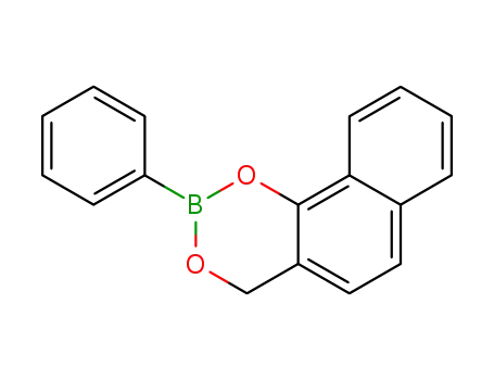 Molecular Structure of 59648-24-7 (4H-Naphtho[1,2-d]-1,3,2-dioxaborin, 2-phenyl-)