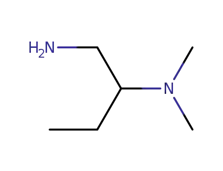 Molecular Structure of 19764-59-1 (N-[1-(aminomethyl)propyl]-N,N-dimethylamine)