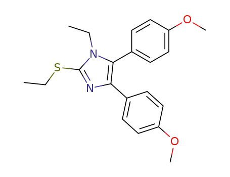 1-ethyl-4,5-bis(4-methoxyphenyl)-2-(ethylthio)imidazole