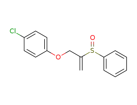 Molecular Structure of 139370-97-1 (Benzene, 1-chloro-4-[[2-(phenylsulfinyl)-2-propenyl]oxy]-)